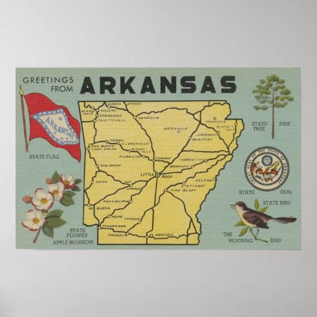 ArkansasLarge Letter Scenes Poster (Front)