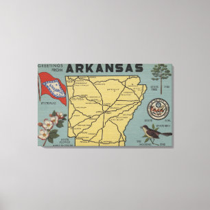 ArkansasLarge Letter ScenesArkansas 2 Canvas Print