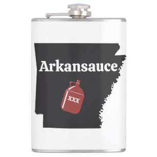 Arkansauce Jug Hip Flask