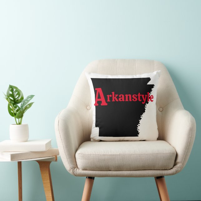 Arkanstyle Red Text Cushion (Chair)