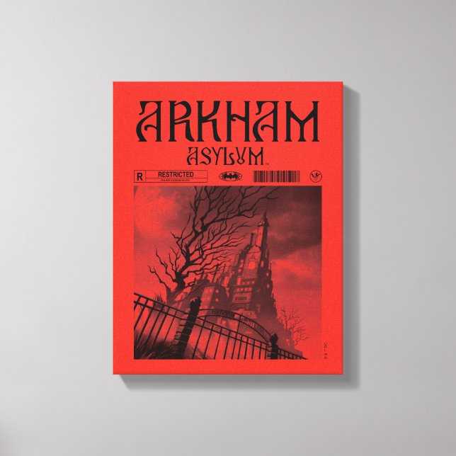 Arkham Asylum: Restricted Canvas Print (Front)
