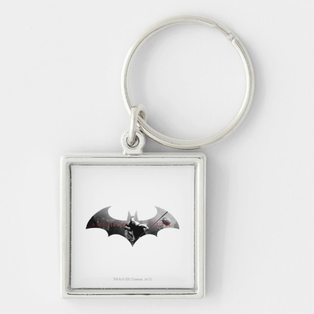Arkham City Bat Symbol Key Ring (Front)
