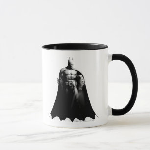 Arkham City   Batman Black and White Wide Pose Mug