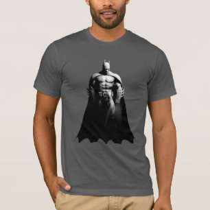 Arkham City Batman Black and White Wide Pose T-Shirt