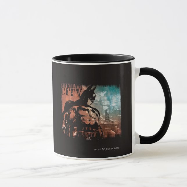 Arkham City Batman mixed media Mug (Right)