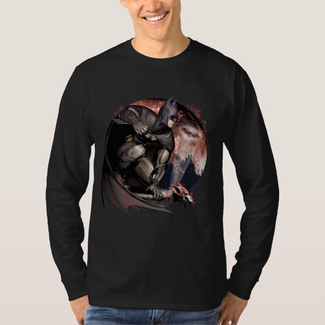 Arkham City Batman Moon T-Shirt (Front)