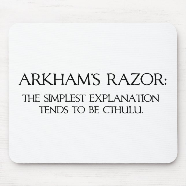 Arkham's Razor Mouse Mat (Front)