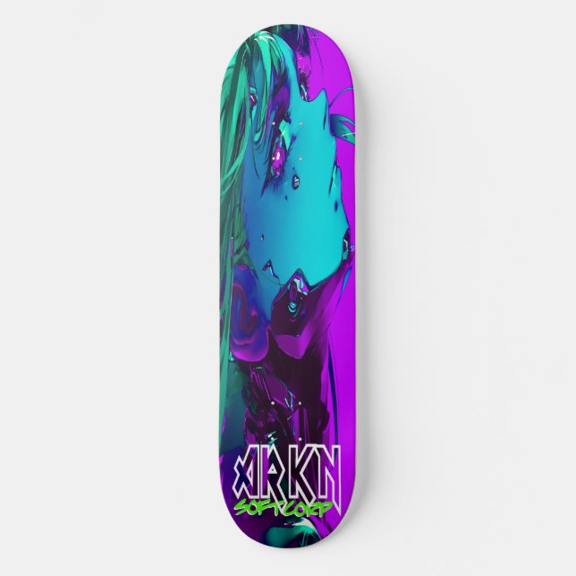 ARKN X SOFTCORP skateboard (Front)