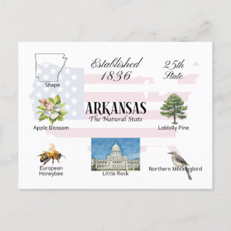 Arksansas State Postcard