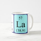 Arla periodic table name mug (Front Right)