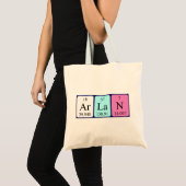 Arlan periodic table name tote bag (Front (Product))