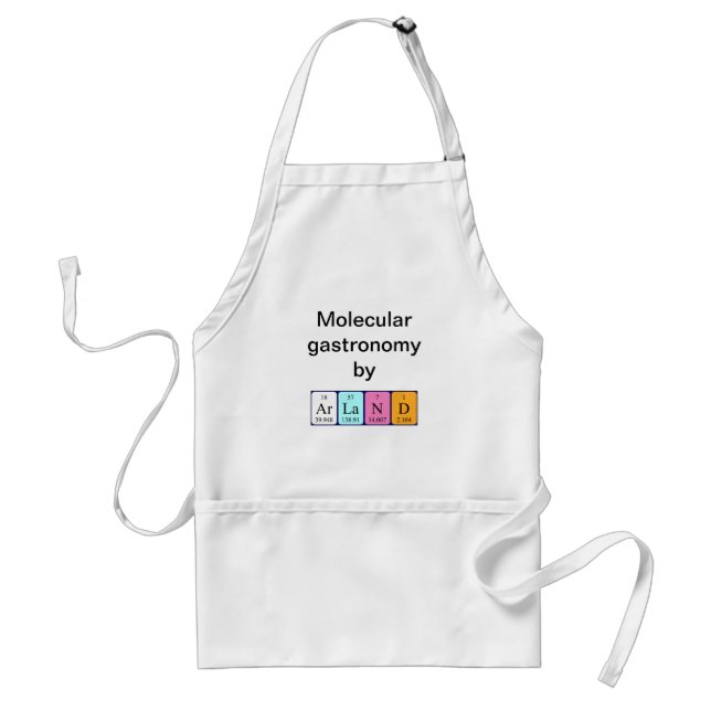 Arland periodic table name apron (Front)