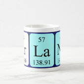 Arland periodic table name mug (Center)