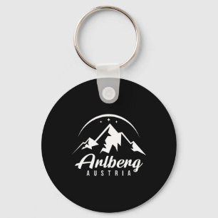 Arlberg Austria Ski Resort Skiing Snowboarding Sou Key Ring