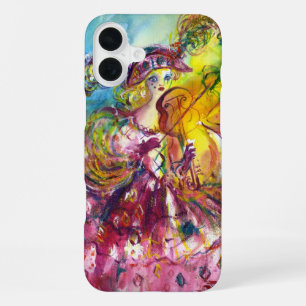 ARLECCHINA VIOLINIST / Venetian Carnival Night iPhone 16 Plus Case