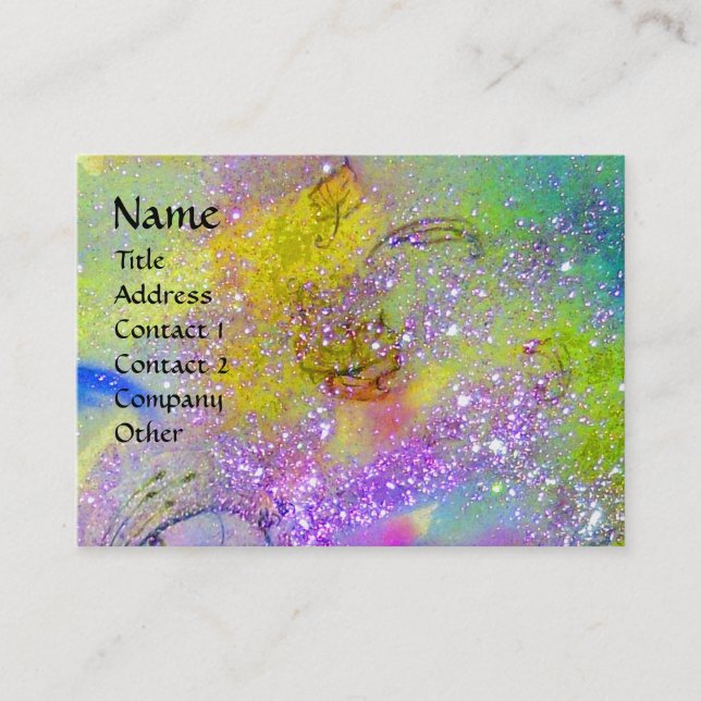 ARLECCHINA VIOLINIST,Violin,Music,Theatre Artist, Business Card (Front)