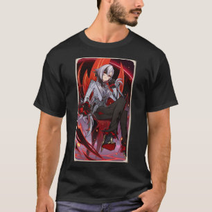 Arlecchino Genshin Art Basic Dark T-Shirt