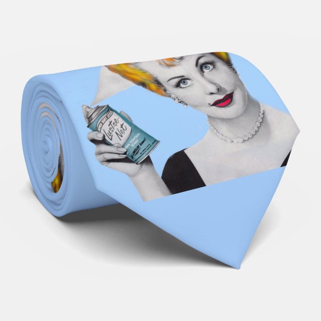 Arlene Dahl in ‘Death by Hair Spray’ print Tie (Rolled)