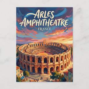 Arles Amphitheatre France Postcard
