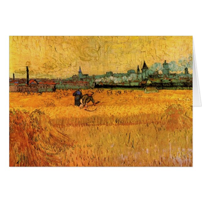 Arles: View from Wheat Fields by Vincent van Gogh (Front Horizontal)