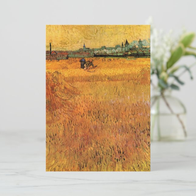 Arles: View from Wheat Fields by Vincent van Gogh (Standing Front)