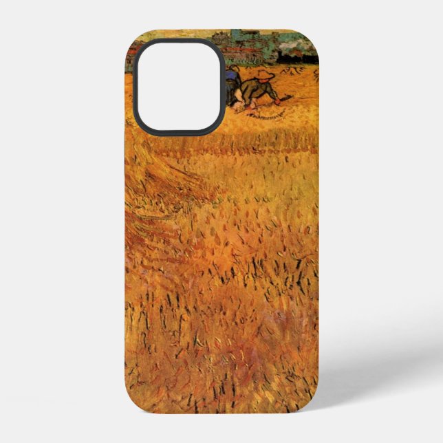 Arles: View from Wheat Fields by Vincent van Gogh iPhone Case (Back)