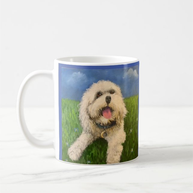 Arlie the Dog Coffee Mug (Left)