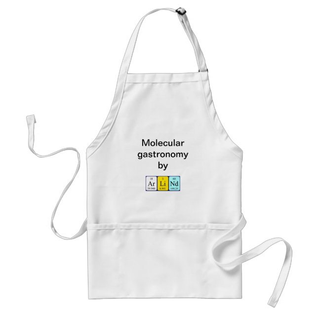 Arlind periodic table name apron (Front)