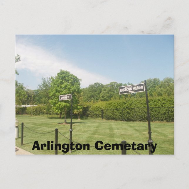Arlington Cemetary Postcard (Front)