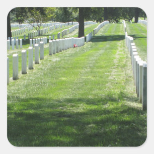 Arlington Cemetery Square Sticker