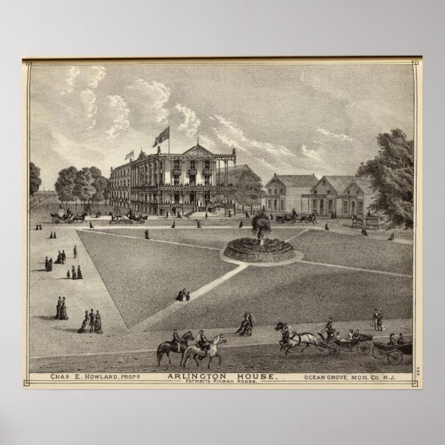 Arlington House, Ocean Grove, NJ Poster (Front)