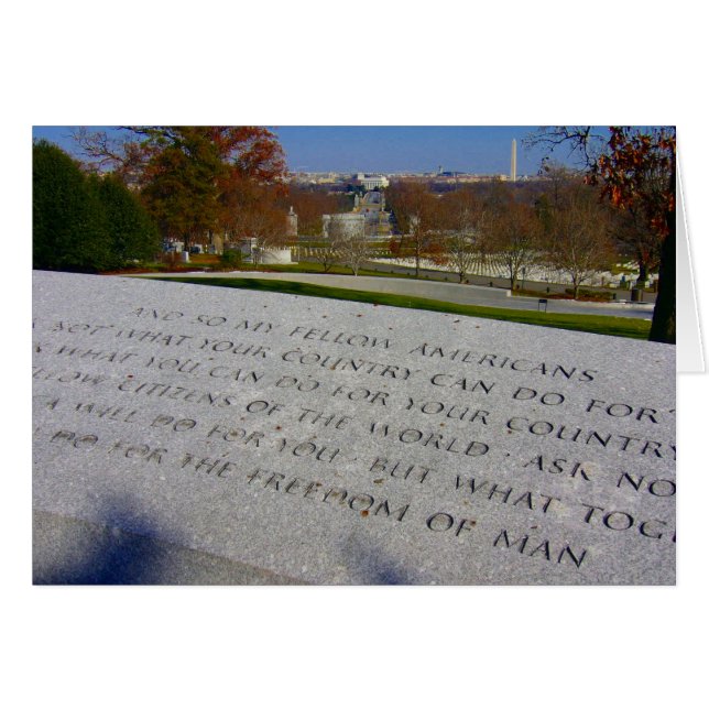 arlington jfk memorial (Front Horizontal)