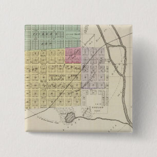 Arlington, Kansas 15 Cm Square Badge