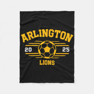 Arlington Lions Soccer Byll 2025  Fleece Blanket