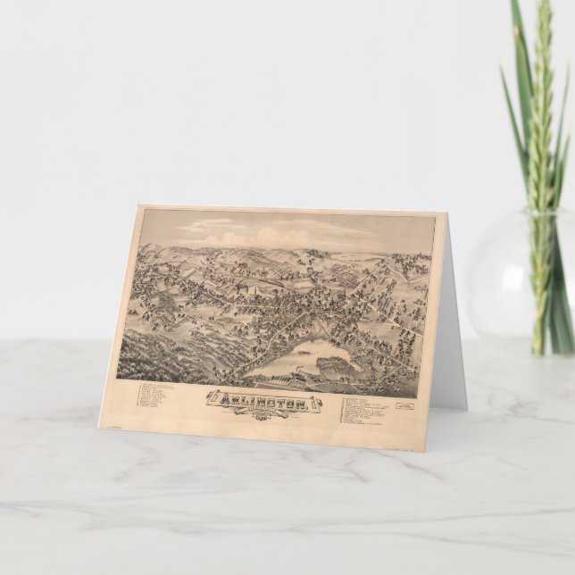 Arlington Massachusetts (1884) Card (Front)