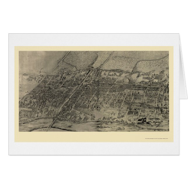 Arlington, NJ Panoramic Map - 1907 (Front Horizontal)