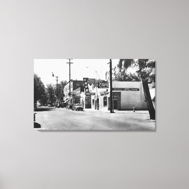 Arlington, Oregon Main Street View Photograph Canvas Print (Front)