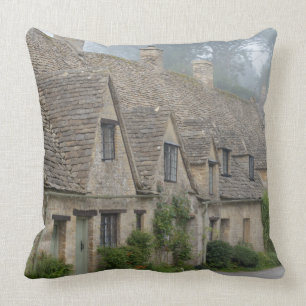 Arlington Row, Bibury throw pillow