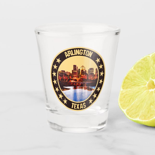Arlington                                          shot glass (Front)