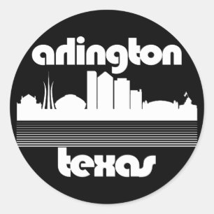 Arlington,Texas Classic Round Sticker