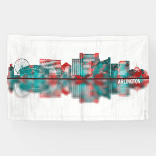 Arlington Texas Skyline Banner
