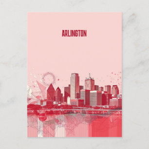 Arlington Texas Travel Postcard