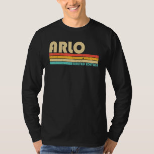 ARLO Name Personalised Funny Retro Vintage Birthda T-Shirt