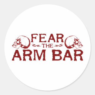 Arm Bar Classic Round Sticker