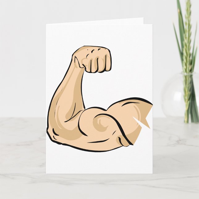 Arm Muscle Greeting Cards (Creator Uploaded)