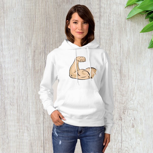 Arm Muscle Womens Hoodie (Creator Uploaded)