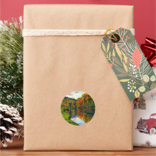 Arm of the Jeufosse, Autumn, Classic Round Sticker