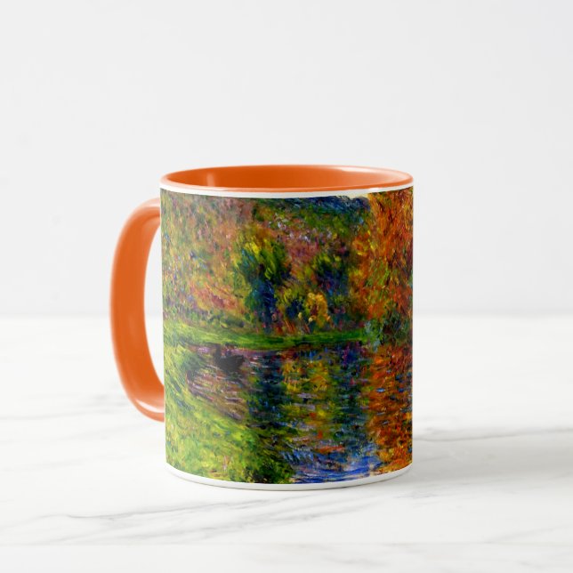 Arm of the Jeufosse, Autumn, Mug (Front Left)