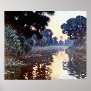 Arm of the Seine near Giverny at Sunrise Poster