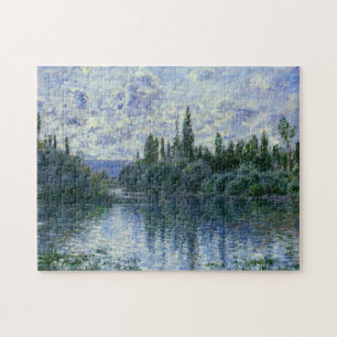Arm of the Seine near Vetheuil 1878 Monet Fine Art Jigsaw Puzzle